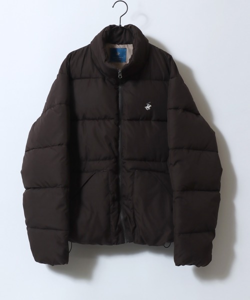 BEVERLY HILLS POLO CLUB(ビバリーヒルズポロクラブ)の「BEVERLY HILLS POLO CLUB/ビバリーヒルズポロクラブ オーバーサイズ ワンポイント刺繍 パファージャケット パデッドジャケット ファイバーダウンジャケット レディース メンズ(ダウンジャケット/コート・レディース・カーキ/ライトグレー/キャメル/ブラック/アイボリー/ブラック系その他/ダークブラウン/グリーン/ダークブルー・L/M/LL)」の20枚目の写真