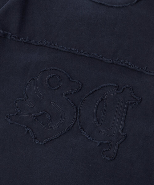Sourcream（サワークリーム）の「【Sourcream/サワークリーム】フットボールパッチレイヤードスウェット（スウェット・レディース・ブラウン/ブラック・FREE）」の12枚目の写真