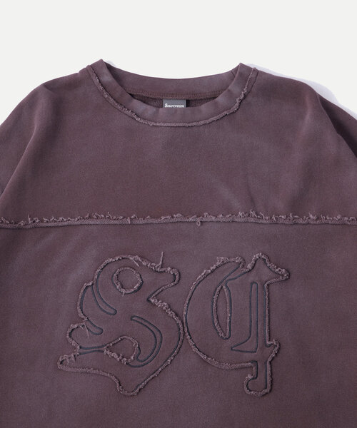 Sourcream（サワークリーム）の「【Sourcream/サワークリーム】フットボールパッチレイヤードスウェット（スウェット・レディース・ブラウン/ブラック・FREE）」の16枚目の写真