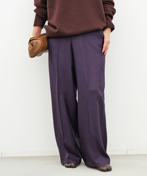 未使用級✨ドゥーズィエムクラス　22SS　WOOL SARUEL パンツ　36 追加 Silk Looker パンツ（スラックス）｜Deuxieme Classe