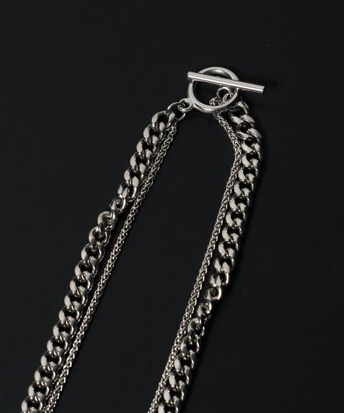 WEGO(ウィゴー)の「WEGO/2連チェーンネックレス(ネックレス・メンズ・その他1/その他2/その他3・FREE)」の5枚目の写真