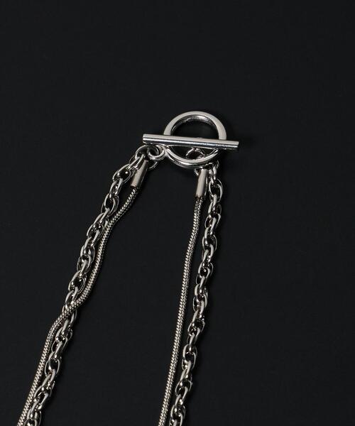WEGO(ウィゴー)の「WEGO/2連チェーンネックレス(ネックレス・メンズ・その他1/その他2/その他3・FREE)」の8枚目の写真