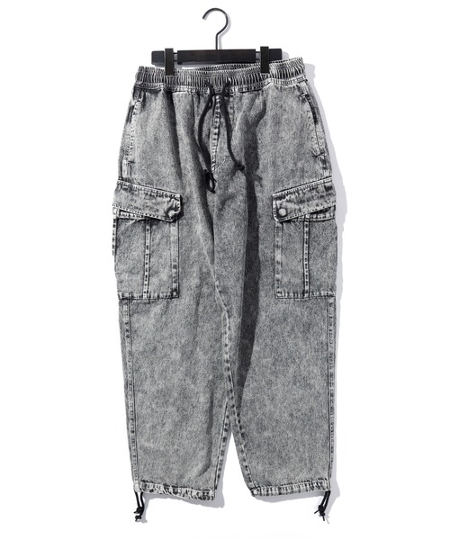 THISIS(ディスイズ)の「10.5オンス イージーカーゴパンツ(カーゴパンツ・メンズ・ブラック/ブルー系その他/ブラック系その他/ケミカルウォッシュ/インディゴブルー・LARGE/MEDIUM/X-LARGE)」の3枚目の写真