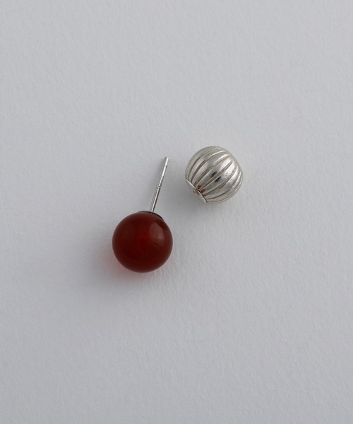 whoseA(フーシー)の「【silver925】DisguiseOneearPierce8mm/ ディスガイズ片耳ピアス8mm(ピアス(片耳用)・レディース・ブラック/レッド・FREE)」の11枚目の写真