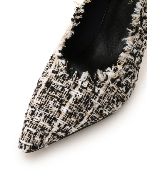 WILLSELECTION（ウィルセレクション）の「ツイードパンプス（パンプス・レディース・ピンク/ブラック・L/MEDIUM）」の8枚目の写真