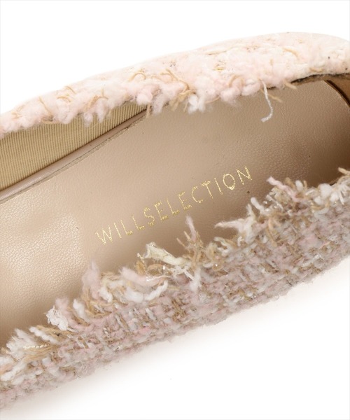 WILLSELECTION（ウィルセレクション）の「ツイードパンプス（パンプス・レディース・ピンク/ブラック・L/MEDIUM）」の16枚目の写真