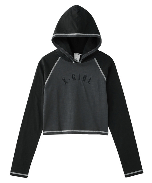セール】RAGLAN L/S HOODIE（パーカー）｜X-girl（エックス