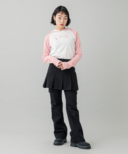 セール】RAGLAN L/S HOODIE（パーカー）｜X-girl（エックス