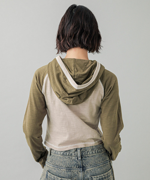 セール】RAGLAN L/S HOODIE（パーカー）｜X-girl（エックス