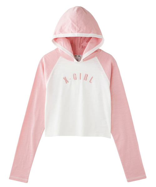 セール】RAGLAN L/S HOODIE（パーカー）｜X-girl（エックス