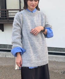 BARRETTA | クルーネックニットプルオーバー(ニット/セーター)