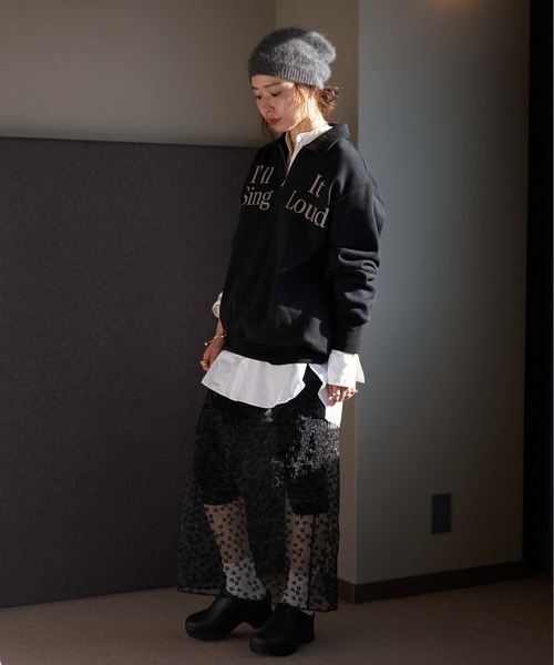 セール】Once half zip sweat（スウェット）｜oll（オール）の