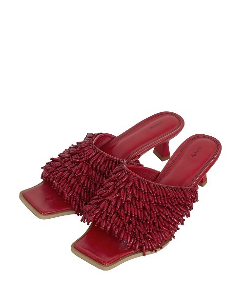 Ameri（アメリ）の「SQUARE TOE BEADS SANDAL（サンダル・レディース・シルバー/ブラック/レッド・SMALL/MEDIUM/LARGE）」の14枚目の写真