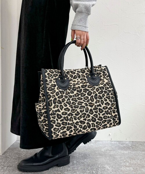 【セール】キルティングスクエアトートバッグ（トートバッグ）｜fredy emue（フレディエミュ）