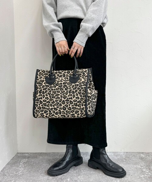 fredy emue（フレディエミュ）の「キルティングスクエアトートバッグ（トートバッグ・レディース・ブラック/ブラック系その他2・FREE）」の12枚目の写真