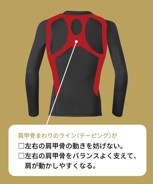 CW-X(シーダブリューエックス)の「「JYURYU TOP」 機能性トップス 長袖(Tシャツ/カットソー・レディース・ネイビー/ブラック・M/L/S)」の10枚目の写真