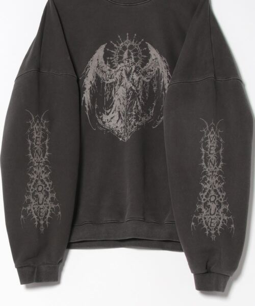 L.H.P(エルエイチピー)の「VENTIQUE/ベンティーク/プリントダメージプルオーバー スウェット(スウェット・レディース・チャコールグレー/グレー・F)」の4枚目の写真