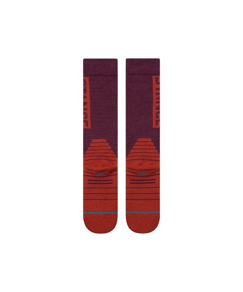 STANCE（スタンス）の「【STANCE/スタンス】OG MID WOOL SNOWシンプルロゴデザインデザインハイソックス（ソックス/靴下・メンズ・Wine・MEDIUM/LARGE）」の3枚目の写真