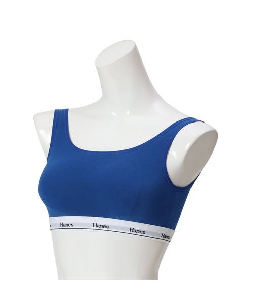 HANES（ヘインズ）の「【Hanes/ヘインズ】レディース ハーフトップブラ（その他アンダーウェア/インナー・レディース・ブルー/ヘザーグレー/ブラック・LARGE/MEDIUM/X-LARGE）」の3枚目の写真