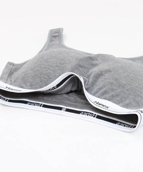 HANES（ヘインズ）の「【Hanes/ヘインズ】レディース ハーフトップブラ（その他アンダーウェア/インナー・レディース・ブルー/ヘザーグレー/ブラック・LARGE/MEDIUM/X-LARGE）」の10枚目の写真