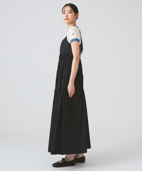 Ray BEAMS(レイビームス)の「【別注】Champion / リンガー Tシャツ(Tシャツ/カットソー・レディース・ナチュラル/サックスブルー/レッド系その他4・MEDIUM)」の10枚目の写真