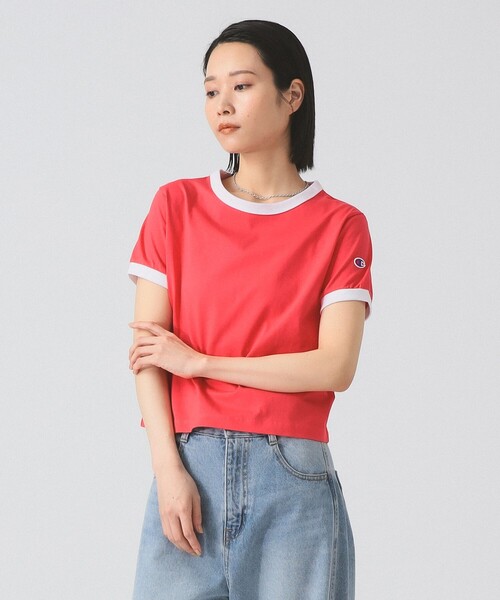 別注】Champion / リンガー Tシャツ（Tシャツ/カットソー）｜Ray