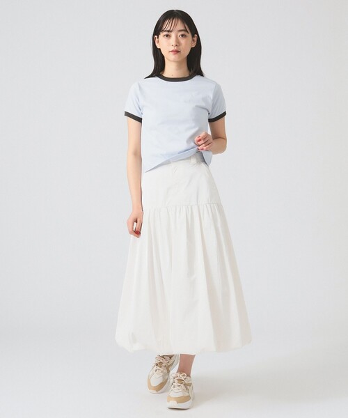 Ray BEAMS(レイビームス)の「【別注】Champion / リンガー Tシャツ(Tシャツ/カットソー・レディース・ナチュラル/サックスブルー/レッド系その他4・MEDIUM)」の21枚目の写真