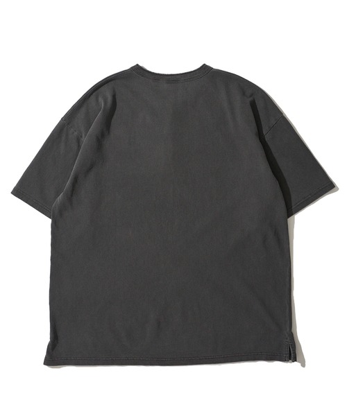 Goodwear(グッドウェア)の「【Goodwear/グッドウェア】7.6オンス USAコットン 無地 製品染めヘンリーネックTシャツ(Tシャツ/カットソー・メンズ・チャコールグレー/スモークピンク/ダークブルー・MEDIUM/LARGE/X-LARGE)」の5枚目の写真