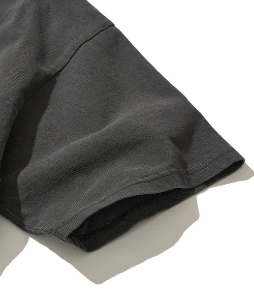 Goodwear(グッドウェア)の「【Goodwear/グッドウェア】7.6オンス USAコットン 無地 製品染めヘンリーネックTシャツ(Tシャツ/カットソー・メンズ・チャコールグレー/スモークピンク/ダークブルー・MEDIUM/LARGE/X-LARGE)」の11枚目の写真
