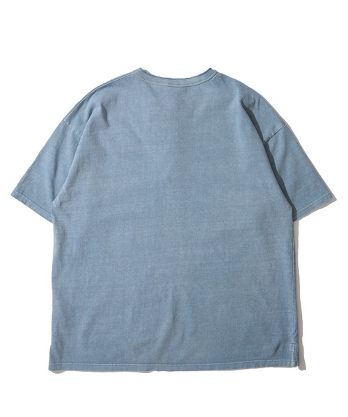 Goodwear(グッドウェア)の「【Goodwear/グッドウェア】7.6オンス USAコットン 無地 製品染めヘンリーネックTシャツ(Tシャツ/カットソー・メンズ・チャコールグレー/スモークピンク/ダークブルー・MEDIUM/LARGE/X-LARGE)」の7枚目の写真