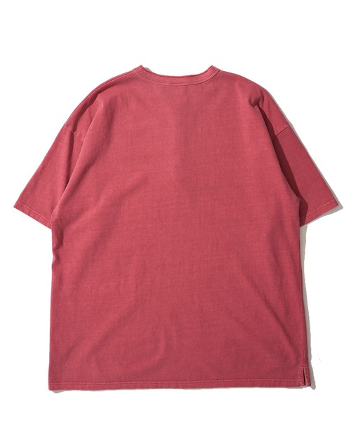 Goodwear(グッドウェア)の「【Goodwear/グッドウェア】7.6オンス USAコットン 無地 製品染めヘンリーネックTシャツ(Tシャツ/カットソー・メンズ・チャコールグレー/スモークピンク/ダークブルー・MEDIUM/LARGE/X-LARGE)」の9枚目の写真