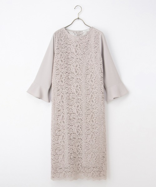 Honeys（ハニーズ）の「8分袖レースワンピース（ワンピース）」 - WEAR