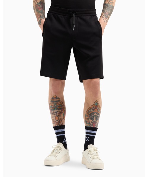 A|X アルマーニ エクスチェンジ】ICON スウェットハーフパンツ（その他