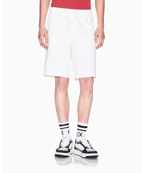 ARMANI EXCHANGE(アルマーニエクスチェンジ)の「【A|X アルマーニ エクスチェンジ】ICON スウェットハーフパンツ(その他パンツ・メンズ・ブラック/ホワイト・X-SMALL/X-LARGE/SMALL/MEDIUM/LARGE/XX-LARGE)」の13枚目の写真