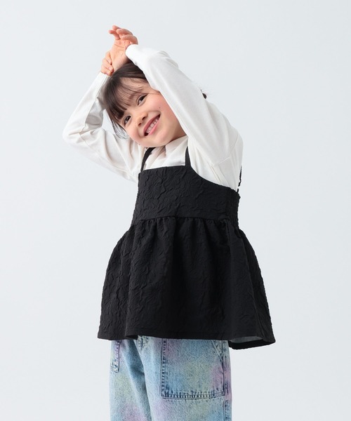 セール】[肩紐でサイズ調整可能!]キャミビスチェ(KIDS)（キャミソール