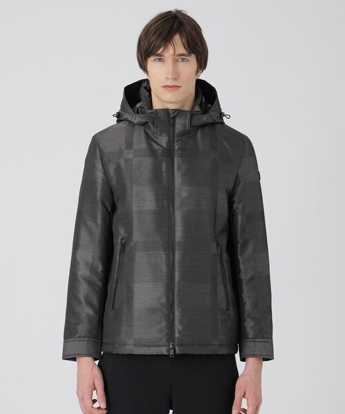 セール】シャドークレストブリッジチェックパデッドパーカー