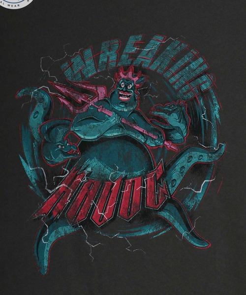 Disney(ディズニー)の「Disney villains× DISCUS ATHLETICコラボ ロックプリントTシャツ メンズ レディース ユニセックス/ディズニー(Tシャツ/カットソー・レディース・ブラック系1/ブラック系3/ブラック系5/ブラック系6/ブラック系7/ブラック系8/ブラック系2/ブラック系4・M)」の12枚目の写真