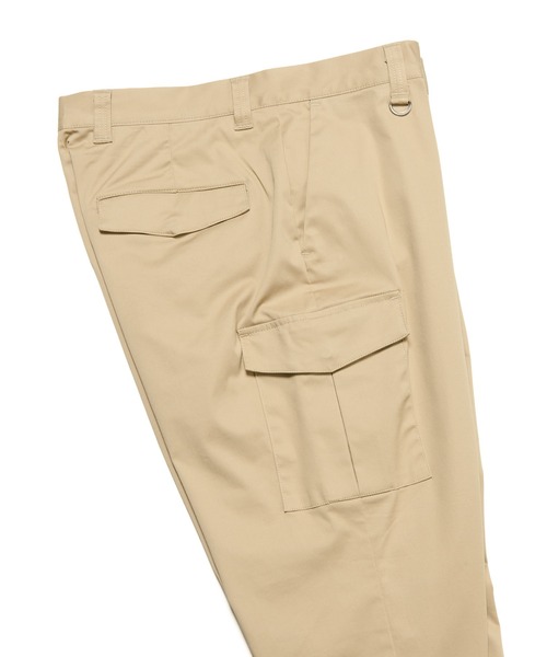 SOPHNET.（ソフネット）の「SLIM FIT CARGO SLACKS（カーゴパンツ・メンズ・ブラック/カーキ/ベージュ・SMALL/MEDIUM/LARGE/X-LARGE）」の6枚目の写真