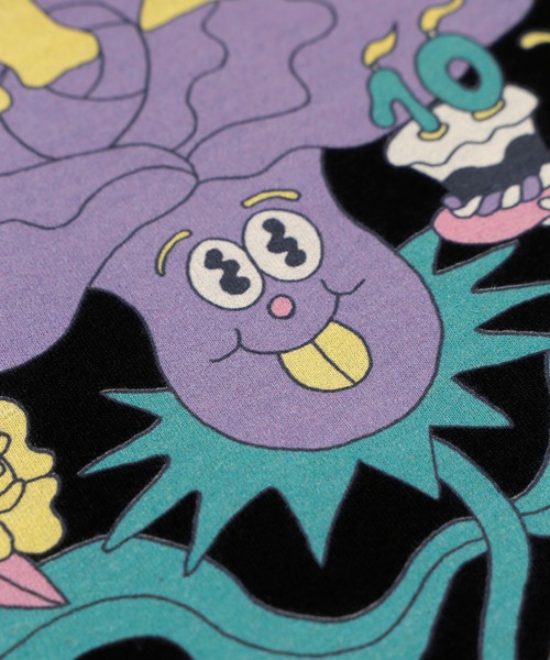 PUNYUS（プニュズ）の「10thフラワーフレンズロンＴ（Tシャツ/カットソー・レディース・イエロー/ブラック/ホワイト・2/4/3）」の11枚目の写真