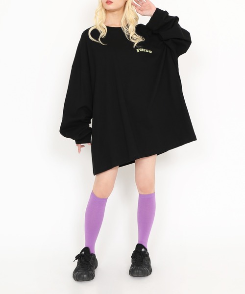 PUNYUS（プニュズ）の「10thフラワーフレンズロンＴ（Tシャツ/カットソー・レディース・イエロー/ブラック/ホワイト・2/4/3）」の13枚目の写真