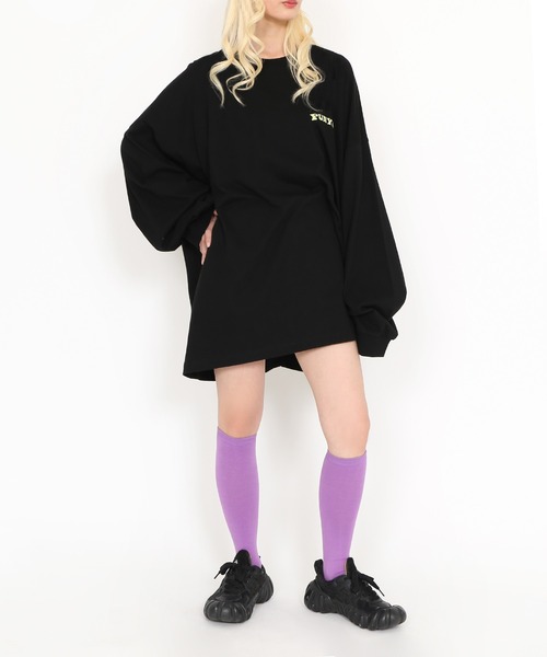 PUNYUS（プニュズ）の「10thフラワーフレンズロンＴ（Tシャツ/カットソー・レディース・イエロー/ブラック/ホワイト・2/4/3）」の14枚目の写真