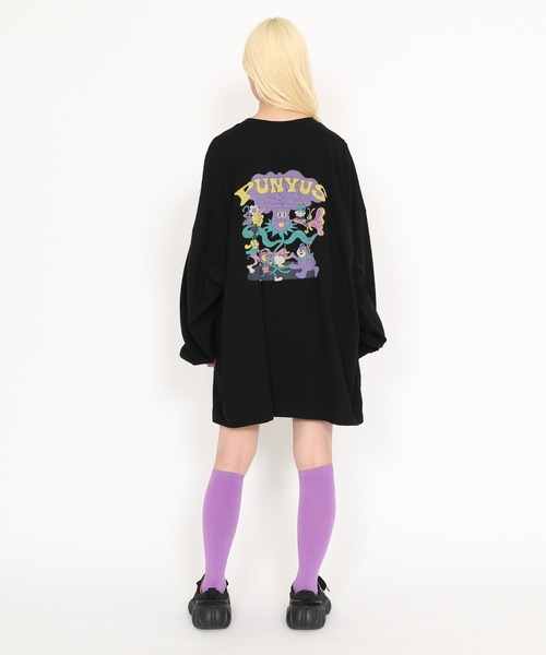 PUNYUS（プニュズ）の「10thフラワーフレンズロンＴ（Tシャツ/カットソー・レディース・イエロー/ブラック/ホワイト・2/4/3）」の16枚目の写真