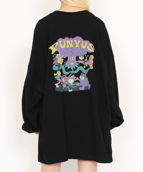 PUNYUS（プニュズ）の「10thフラワーフレンズロンＴ（Tシャツ/カットソー・レディース・イエロー/ブラック/ホワイト・2/4/3）」の12枚目の写真