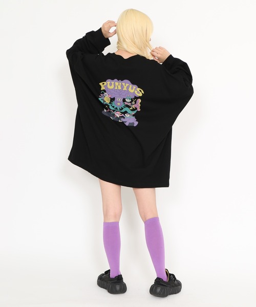 PUNYUS（プニュズ）の「10thフラワーフレンズロンＴ（Tシャツ/カットソー・レディース・イエロー/ブラック/ホワイト・2/4/3）」の17枚目の写真