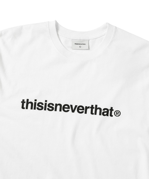 thisisneverthat（ディスイズネバーザット）の「T-Logo L/S Tee（Tシャツ/カットソー・メンズ・ブルー系その他/レッド系その他/ブラック/ホワイト/ヘザーグレー・L/M/S/XL）」の6枚目の写真