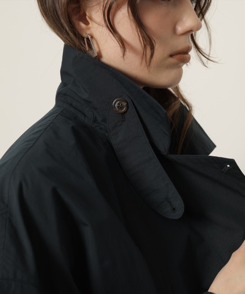 CADUNE（カデュネ）の「オーバーシルエットコート（ダウンジャケット/コート・レディース・ベージュ/ネイビー・36/38）」の10枚目の写真