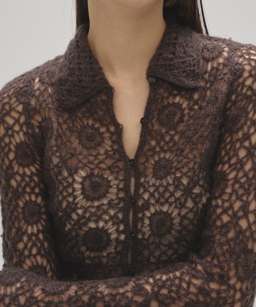 トップス todayful Mohair Crochet Knitshirts TODAYFUL(トゥデイフル) / Life's online store（ライフズ） / Mohair