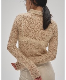 TODAYFUL（トゥデイフル）の「Mohair Crochet Knitshirts（Tシャツ