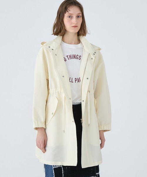 新品　MACPHEE ベージュ モッズコート セール 40%OFF】コットンダブルクロス モッズコート(504307897