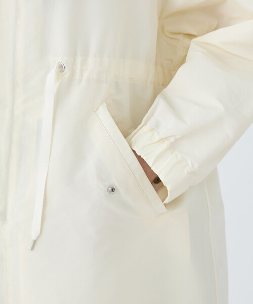 【tomorrowland/ギャルリービー】M オフホワイト　モッズコート セール】ライトメモリーグログラン モッズコート（モッズコート